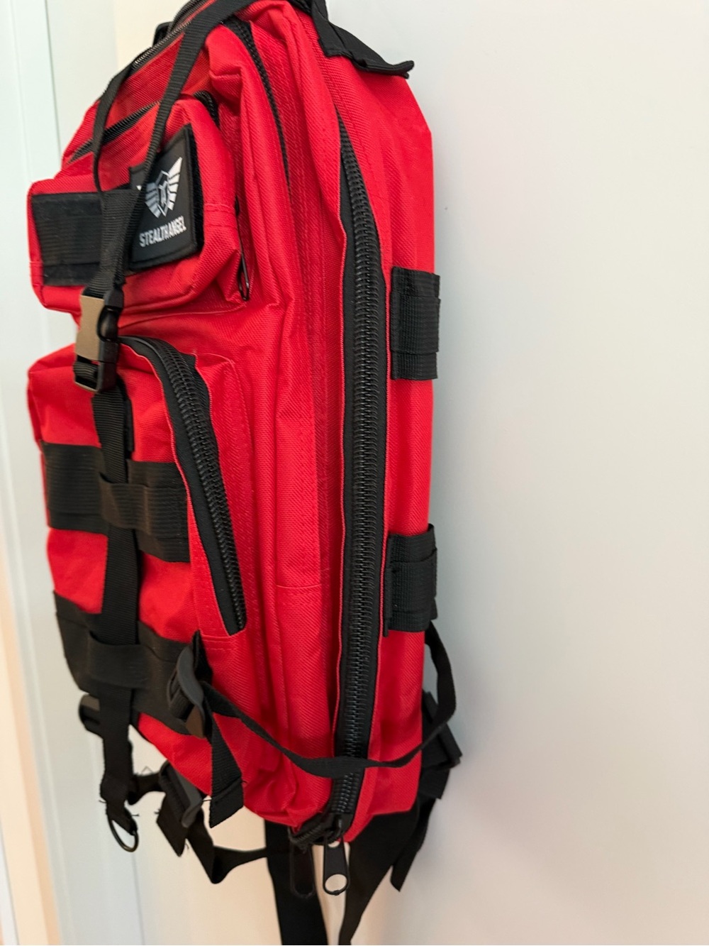 Red Tactical Backpack - Picture 4 of 8